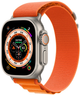 Smartwatch Apple Watch Ultra GPS + Cellular 49mm Titanium Case with Orange Alpine Loop (Large) (MQFL3) - obraz 2