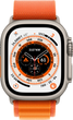 Смарт-годинник Apple Watch Ultra GPS + Cellular 49mm Titanium Case with Orange Alpine Loop - Medium (MQFL3) - зображення 3