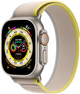 Smartwatch Apple Watch Ultra GPS + Cellular 49mm Titanium Case with Yellow/Beige Trail Loop - M/L (MQFU3) - obraz 2