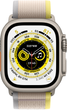 Smartwatch Apple Watch Ultra GPS + Cellular 49mm Titanium Case with Yellow/Beige Trail Loop - M/L (MQFU3) - obraz 3