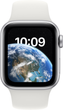 Smartwatch Apple Watch SE (2022) GPS 40mm Silver Aluminium Case with White Sport Band (MNJV3) - obraz 3