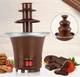 Шоколадний фонтан міні Фондю Mini Chocolate Fondue Fountain BD-017 (13155) - зображення 2