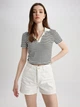 Топ женский DeFacto A0380AX-WT32 L Off White (8683523026713) - изображение 1