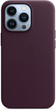 Etui Apple MagSafe Leather Case do Apple iPhone 13 Pro Dark Cherry (MM1A3) - obraz 4