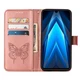 Чохол UniCase Butterfly Pattern для Tecno Pova Neo 2 (LG6n) - Rose Gold - зображення 2