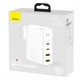 Зарядний Пристрій Baseus GaN2 Pro Quick Charger 2USB / 2Type-C / QC 4.0 + PD 3.0 100W / 5A + Кабель Type-C to Typc-C 100W / 5A / 1M (CCGAN2P-L02) White - зображення 2