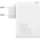 Зарядний Пристрій Baseus GaN2 Pro Quick Charger 2USB / 2Type-C / QC 4.0 + PD 3.0 100W / 5A + Кабель Type-C to Typc-C 100W / 5A / 1M (CCGAN2P-L02) White - зображення 4