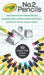 Набір чорнографітних олівців Crayola Presharpened Number 2 Pencil Classpack 12 штук НВ (071662620219) - зображення 6