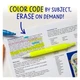 Набір текстових маркерів які стираються Crayola Take Note Erasable Highlighters 6 шт (58-6504) - изображение 5