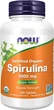 Органічна сертифікована Спіруліна Now Foods 1000 мг Spirulina 120 таблеток - зображення 1