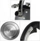 Чайник Kamille Whistling Kettle Grey 2.5л из нержавеющей стали со свистком (серый в горох) KM-1099-GR - зображення 3