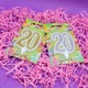 Свеча цифра для торта юбилейная 20, Красивая свеча на торт, Именная свеча для торта 20 лет - изображение 4