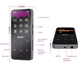 MP3 Плеер RuiZu D10 Max HI-FI 8Gb Bluetooth Original Черный - изображение 5