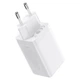 Швидкий зарядний пристрій 3 виходи на 65 Вт BASEUS GaN5 Pro (2 Type-C, 1 USB, QC, PD3.0). White - зображення 5