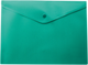 Папка-конверт А4 на кнопке, полупрозрачная, зелёная BM.3925-04 BUROMAX (4823078953216) - изображение 2