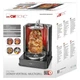 Электрошашлычница Clatronic DVG 3686 1400 Вт 3 в 1&nbsp;гриль + шашлык + шаурма Черный - изображение 9