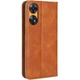 Чехол-книжка Deexe Retro Style для OPPO Reno8 T - Brown - изображение 5