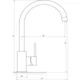Смеситель для кухни TOPAZ BARTS TB 07403-H36, Смеситель кухонный TOPAZ - изображение 7