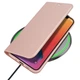 Чехол-книжка Dux Ducis с карманом для визиток для Apple iPhone 12 Pro Max (6.7") Rse Gold - изображение 7
