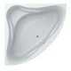Ванна акриловая угловая ALIA 150x150 + ноги + экран под ванну ( А0045136 ) - изображение 2
