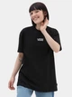 Футболка оверсайз длинная женская Vans VN0A7YUTBLK1 XS Черная (196244355324) - изображение 1