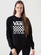 Свитшот женский Vans VN00055CBLK1 S Черный с принтом (196570482541) - изображение 1