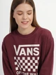 Свитшот женский Vans VN00055C4QU1 S Бордовый с принтом (196570482534) - изображение 4