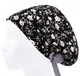Медицинская шапочка женская HeadwearUniverse универсальная принт кремовые Цветочки - изображение 3