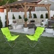 Складной зеленый мягкий стул POUF LIME - изображение 7