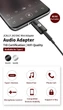 Усилитель звука, переходник, внешняя звуковая карта, ЦАП, DAC Jcally JA3 CX31993 Type C to 3,5 мм Black - изображение 5