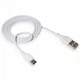 Кабель USB XO NB103 Type-C Quick Charge 2.1A white - зображення 2