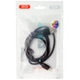 Кабель USB XO NB103 Lightning Quick Charge 2.1A black - зображення 3