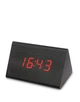 Настільний Годинник VST 868 з червоним підсвічуванням Чорний Wooden Clock - зображення 6