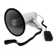 Громкоговоритель аккумуляторный для усиления звука 30 W мегафон рупор MEGAPHONE HW-20B Белый - изображение 1