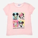 Детская футболка для девочки Disney Minnie WE0052 67 см Светло-Розовая (3609086521897) - изображение 1