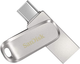 SanDisk Ultra Dual Luxe Type-C 128GB USB 3.1 Silver (SDDDC4-128G-G46) - зображення 1