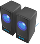 Zestaw głośników 2.0 Fury Skyray 5 W (RMS) USB Czarny (NFU-1309) - obraz 2