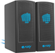 Zestaw głośników 2.0 Fury Skyray 5 W (RMS) USB Czarny (NFU-1309) - obraz 3