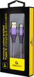 Кабель Cablexpert USB — USB Type-C 2 м Purple/White (CC-USB2B-AMCM-2M-PW) - зображення 2