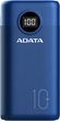 Powerbank Adata P10000QCD 10000 mAh QC/PD Blue (AP10000QCD-DGT-CDB) - obraz 1