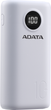 Powerbank Adata P10000QCD 10000 mAh QC/PD White (AP10000QCD-DGT-CWH) - obraz 5
