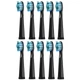 Насадки для звукової зубної щітки Seago SG-507/515/551/575/910/958/949 Black 10 штук - зображення 1