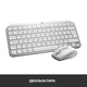 Клавиатура Logitech MX Keys Mini Wireless Illuminated UA Pale Grey (920-010499) - изображение 5