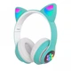 Наушники Bluetooth TUCCI STN28 Mint green c ушками - изображение 1