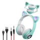 Наушники Bluetooth TUCCI STN28 Mint green c ушками - изображение 4