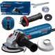 Угловая шлифовальная машина Bosch Professional GWS 12-125 S, 1200Вт, регулировка оборотов, диск 125 мм, рукоятка з системой Vibration Control, KickBack Control, Restart Protection, защита от перегрузок, плавный пуск (06013A6020) - изображение 1