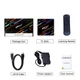 Смарт ТВ Android 4K приставка H96 MAX+ Plus 4/64Gb Rockchip 3328 з універсальним учнем пультом - зображення 7