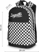 Спортивний рюкзак ZAGATTO 45 x 28 x 12 см, 15л (ZG701) чорно-білий - изображение 7
