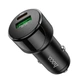 Автомобільний зарядний пристрій HOCO Z42 Light road dual port digital display PD20W+QC3.0 car charger Black (6931474742544) - изображение 3