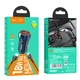 Автомобільний зарядний пристрій Hoco Blue Shield Single Port QC3.0 Car Charger Set (Type-C) (Z46) Sapphire Blue - зображення 4